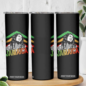 Rasta Reggae Music Marley Skinny Tumbler One Love Jamaica Peace Rastafari Roots TB10 Print Your Wear