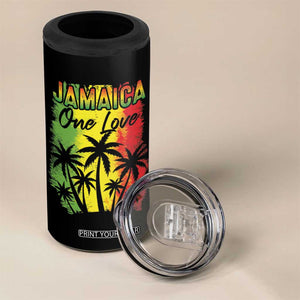 Jamaican Pride 4 in 1 Can Cooler Tumbler One Love Jamaica Peace Sunset Travel Vacation Souvenir TB10 Print Your Wear