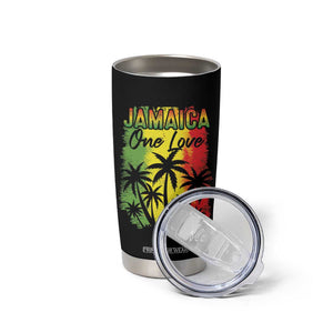 Jamaican Pride Tumbler Cup One Love Jamaica Peace Sunset Travel Vacation Souvenir TB10 Print Your Wear