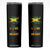 Roots Rock Reggae Skinny Tumbler One Love One Heart Marley Peace Rastafari TB10 Black Print Your Wear