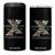 Gen X Generation 4 in 1 Can Cooler Tumbler 80's rock bands cassette tape TB10 One Size: 16 oz Black Print Your Wear