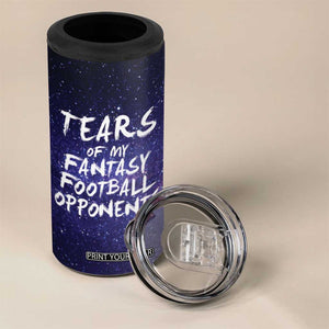 Funny American Football 4 in 1 Can Cooler Tumbler Tears of My Fantasy Football Opponents Coffee Cup TB10 Print Your Wear