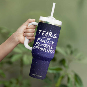 Funny American Football Tumbler With Handle Tears of My Fantasy Football Opponents Coffee Cup TB10 Print Your Wear