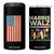 Peace LGBT LGBTQ Kamala Harris Walz 2024 4 in 1 Can Cooler Tumbler Unity Over Division USA Flag Feminist Rainbow Gay Pride Equal Rights TB10 One Size: 16 oz Black Print Your Wear