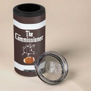 Fantasy Football Commissioner Draft Party Commish FFL 4 in 1 Can Cooler Tumbler Sports Party Gifts TB10 Print Your Wear