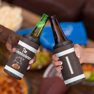 Fantasy Football Commissioner Draft Party Commish FFL 4 in 1 Can Cooler Tumbler Sports Party Gifts TB10 Print Your Wear