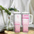 Personalized Breast Cancer Survivor Tumbler With Handle Custom Name Pink Ribbon Chemo Care TB10 Print Your Wear