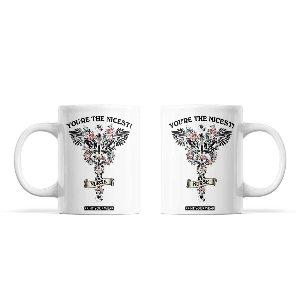 Nurse Gifts For Women Coffee Mug Nurse Appreciation Thank You Gift For RN Hospital Staff TB10 White Print Your Wear