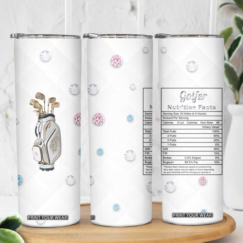 Funny Golfer Skinny Tumbler Golf Lover Golfing Gifts for Women TB10 Print Your Wear