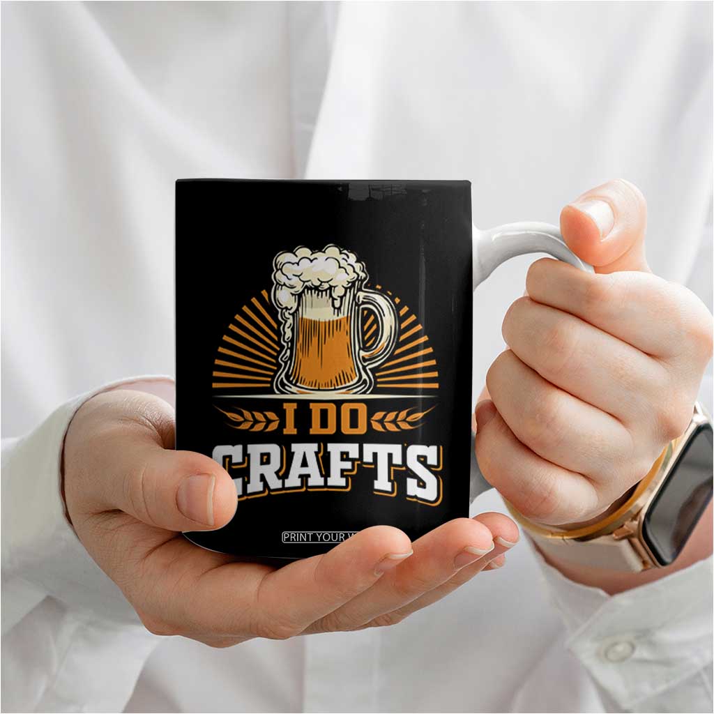 Craft Beer Coffee Mug Vintage I Do Crafts Home Brew American Flag TB10 Print Your Wear