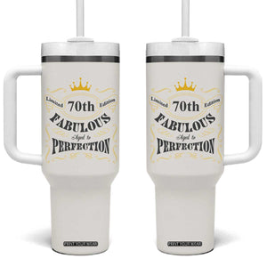 70th Birthday Gift Tumbler With Handle Turning 70 Gifts for Grandma Mom 1954 Mug TB10 One Size: 40 oz Cream Print Your Wear