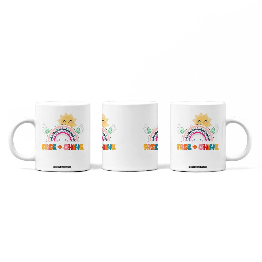 Motivation Gifts Coffee Mug Rise And Shine TB10 Print Your Wear