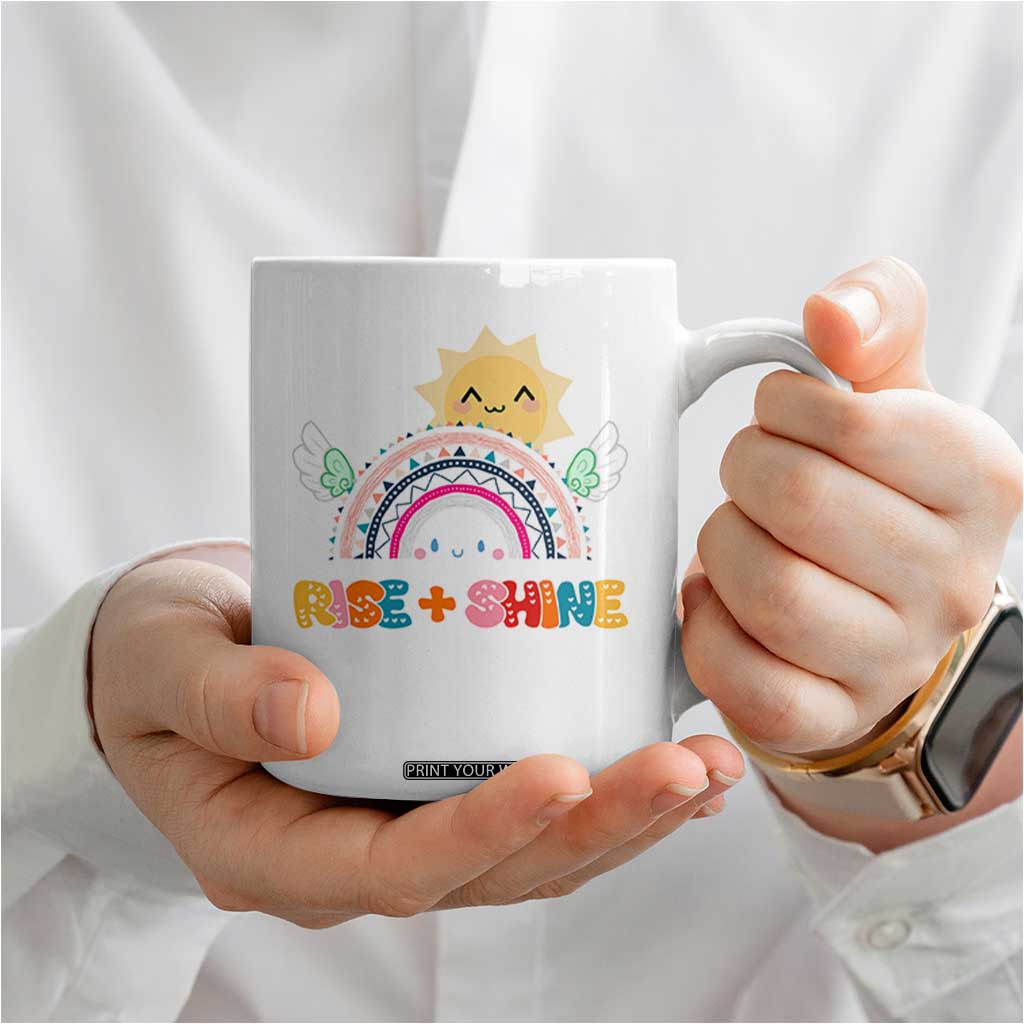 Motivation Gifts Coffee Mug Rise And Shine TB10 Print Your Wear