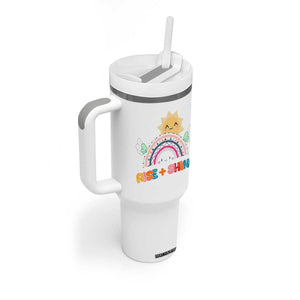 Motivation Gifts Tumbler With Handle Rise And Shine TB10 Print Your Wear