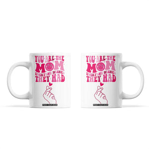 Funny Mom Birthday Gift Coffee Mug Cute Valentines Mothers Day Present From Daughter Son TB10 White Print Your Wear