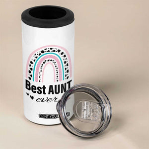 Auntie 4 in 1 Can Cooler Tumbler Best Aunt Ever TB10 Print Your Wear