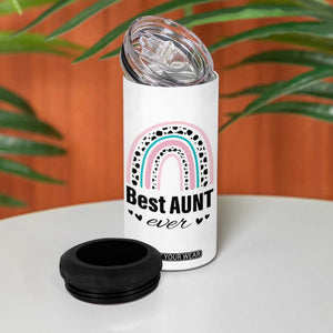 Auntie 4 in 1 Can Cooler Tumbler Best Aunt Ever TB10 Print Your Wear