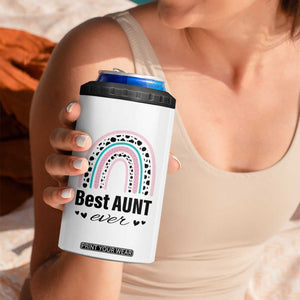 Auntie 4 in 1 Can Cooler Tumbler Best Aunt Ever TB10 Print Your Wear