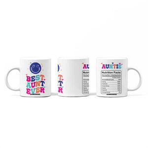 Aunt Gift Ideas Coffee Mug Best Auntie Ever Christmas Birthday Present TB10 Print Your Wear