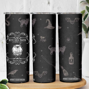 Witches Brew Coffee Co Iced Coffee Skinny Tumbler Hocus Gifts for Women Halloween Birthday TB10 Print Your Wear