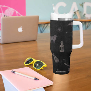 Witches Brew Coffee Co Iced Coffee Tumbler With Handle Hocus Gifts for Women Halloween Birthday TB10 Print Your Wear