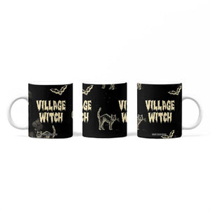Witch Cat Coffee Mug Witchy Vibes Halloween Black Cat Lover Gifts TB10 Print Your Wear