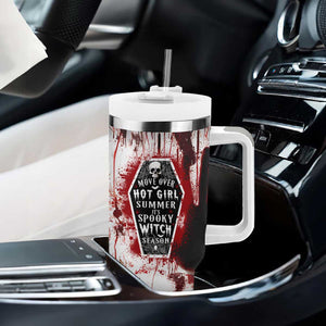 Horror Halloween Tumbler With Handle Move Over Hot Girl Summer It's Spooky Bitch Season TB10 Print Your Wear