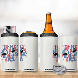 Funny Childless Cat Ladies For Kamala Harris 2024 4 in 1 Can Cooler Tumbler In My Madam President Era Democrat Cat Mom Gift TB10 Print Your Wear