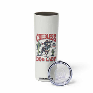 Childless Dog Ladies For Kamala Harris 2024 Skinny Tumbler Gifts for Pet Lovers TB10 Print Your Wear