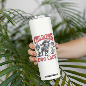 Childless Dog Ladies For Kamala Harris 2024 Skinny Tumbler Gifts for Pet Lovers TB10 Print Your Wear