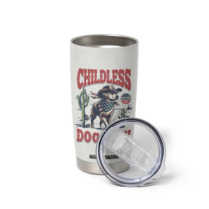 Childless Dog Ladies For Kamala Harris 2024 Tumbler Cup Gifts for Pet Lovers TB10 Print Your Wear