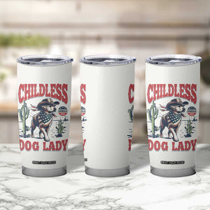 Childless Dog Ladies For Kamala Harris 2024 Tumbler Cup Gifts for Pet Lovers TB10 Print Your Wear