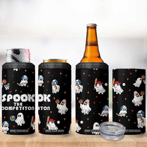 Halloween Spooky Sport Ghost 4 in 1 Can Cooler Tumbler TB10 Print Your Wear