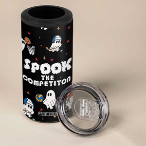 Halloween Spooky Sport Ghost 4 in 1 Can Cooler Tumbler TB10 Print Your Wear