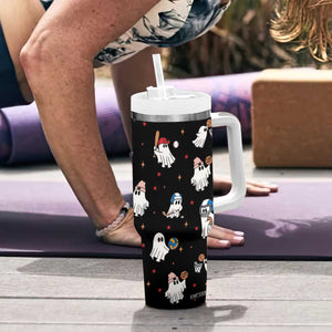 Halloween Spooky Sport Ghost Tumbler With Handle TB10 Print Your Wear