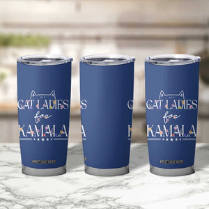 Childless Cat Ladies For Kamala Harris 2024 Tumbler Cup Madam President Mama Gifts for Pet Lovers TB10 Print Your Wear