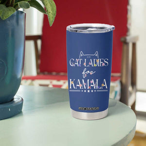 Childless Cat Ladies For Kamala Harris 2024 Tumbler Cup Madam President Mama Gifts for Pet Lovers TB10 Print Your Wear