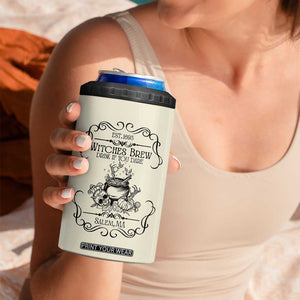 Witches Brew Coffee Co Iced Coffee Cup 4 in 1 Can Cooler Tumbler Funny Witchy Vibes Spooky Decorations TB10 Print Your Wear