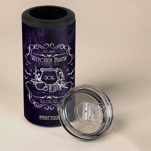 Witches Brew Coffee Co Iced Coffee 4 in 1 Can Cooler Tumbler Frosted Potion Fall Halloween Gifts TB10 Print Your Wear