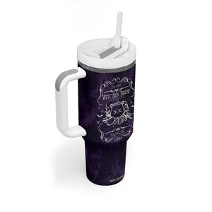 Witches Brew Coffee Co Iced Coffee Tumbler With Handle Frosted Potion Fall Halloween Gifts TB10 Print Your Wear