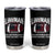 Football Linemen Tumbler Cup Lineman Because Quarterbacks Need Heroes Too TB10 Black Print Your Wear