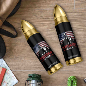 Trump 2024 Bullet Tumbler At Election Rally American Retro Flag TB10 Print Your Wear