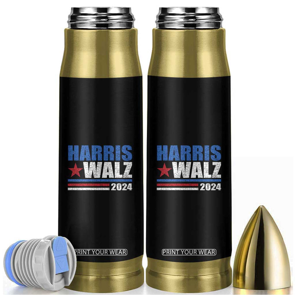 Kamala Harris Tim Walz 2024 Election Bullet Tumbler We're Not Going Back Vote Blue Madam President TB10 Black Print Your Wear