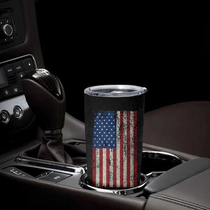 This Veteran Supports Trump 2024 Election Tumbler Cup American Flag Eagle Grandpa Dad Gifts TB10 Print Your Wear