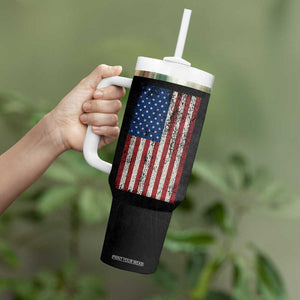 This Veteran Supports Harris 2024 Election Tumbler With Handle American Flag Eagle Grandpa Dad Gifts TB10 Print Your Wear