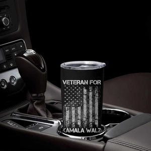 Veterans For Harris Walz 2024 Election Tumbler Cup American Flag Eagle Uncle Grandpa Dad Gifts TB10 Print Your Wear