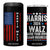 Harris Walz 2024 Election 4 in 1 Can Cooler Tumbler Mind Your Own Damn Business American Flag TB10 One Size: 16 oz Black Print Your Wear