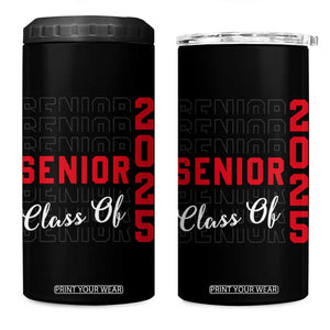 Senior 2025 4 in 1 Can Cooler Tumbler Class of 2025 Graduation Back To School Graduate Graduation TB10 One Size: 16 oz Black Print Your Wear