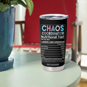 Chaos Coordinator Tumbler Cup Thank You Gift Christmas Gifts for Colleague Coworker Travel Mug TB10 Print Your Wear