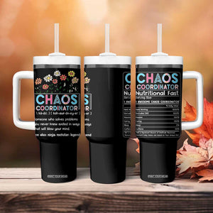 Chaos Coordinator Tumbler With Handle Thank You Gift Christmas Gifts for Colleague Coworker Travel Mug TB10 Print Your Wear